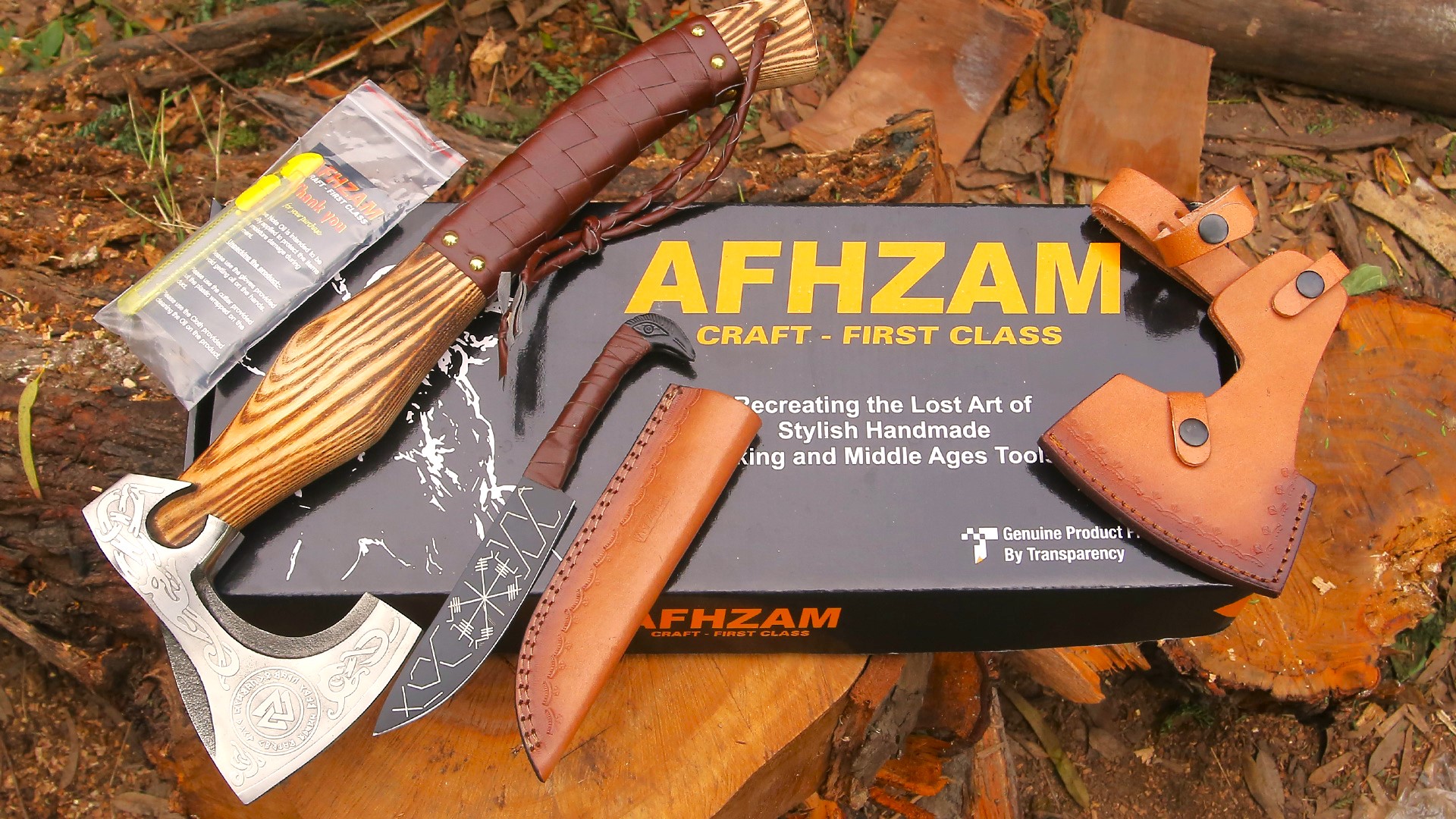 Amazon.com : AFHZAM Viking Axe Gift Vikings Knife with Sheath